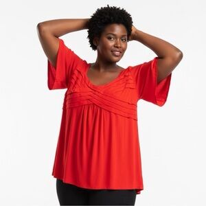 Jessica London Criss Cross Top